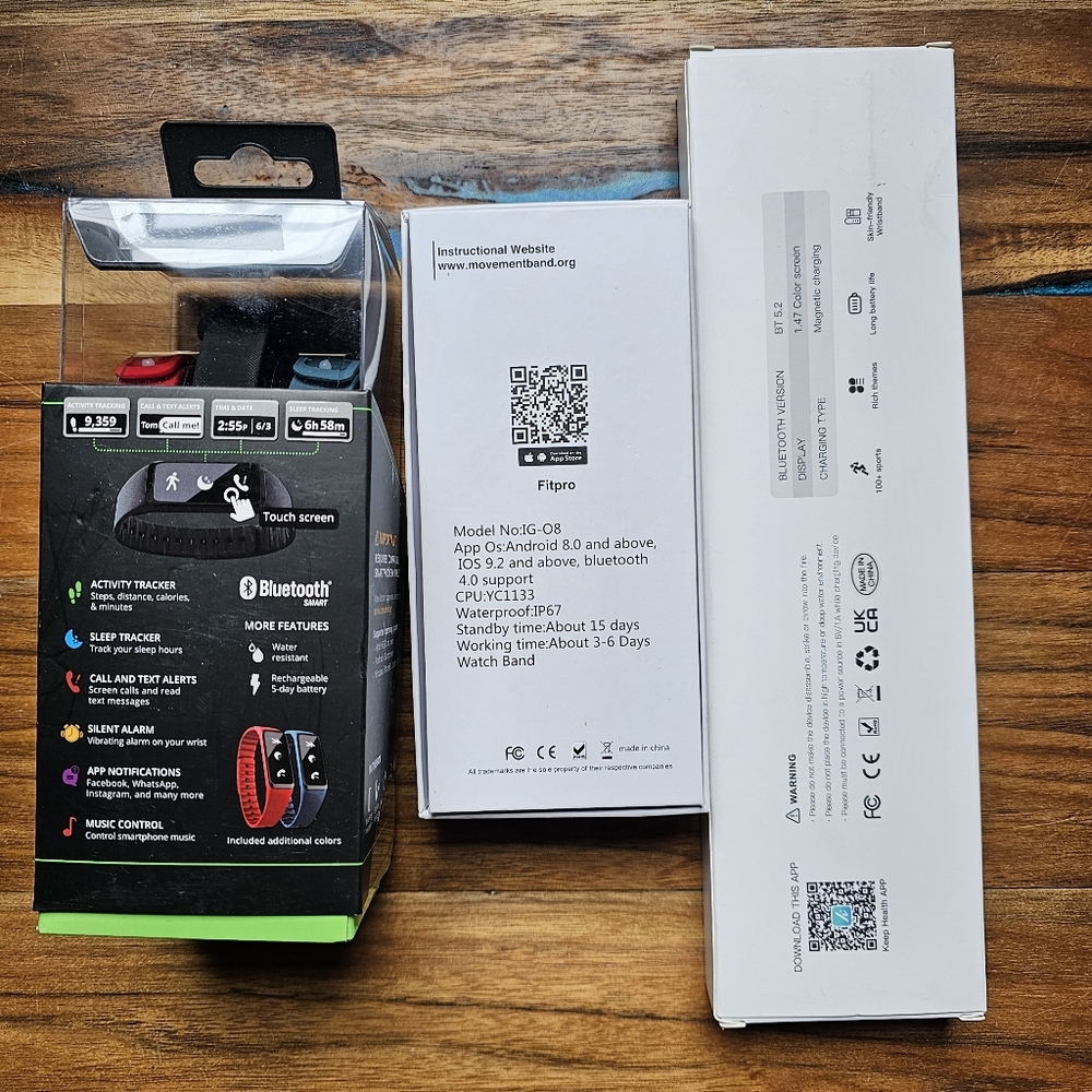 Fitness Activity Tracker Smart Watch Untested Bundle - Picture 2 of 16